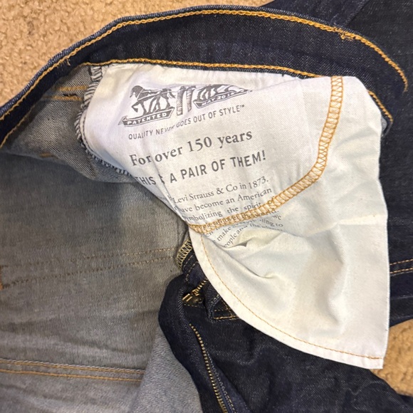 Levi's 559 Men's Dark Indigo Straight Jeans 40x30 - Picture 5 of 5